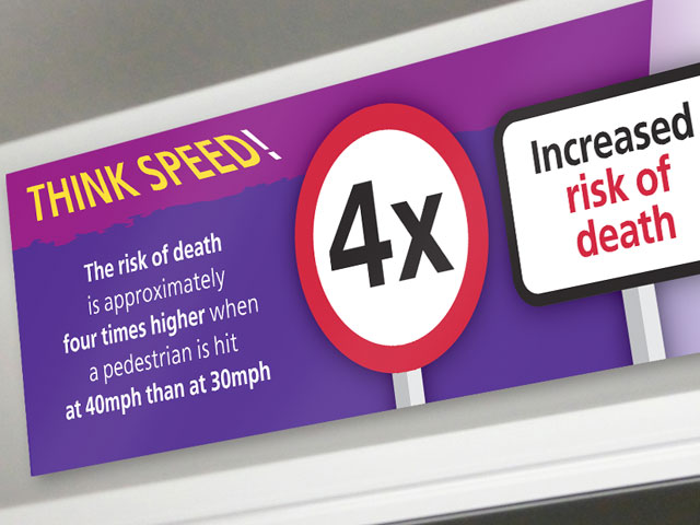 Think speed! bus posters