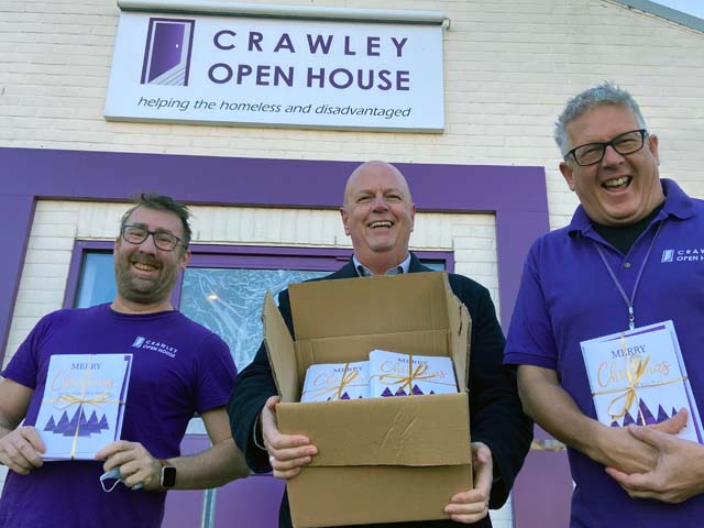 Crawley Open House Christmas Card Donation